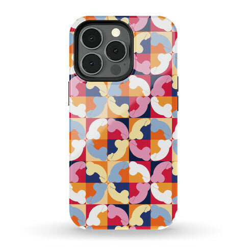 Penis Tile Pattern Phone Case
