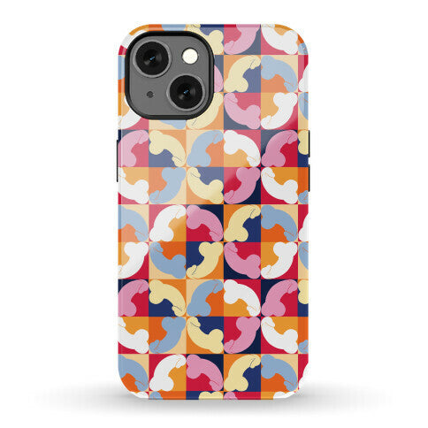 Penis Tile Pattern Phone Case