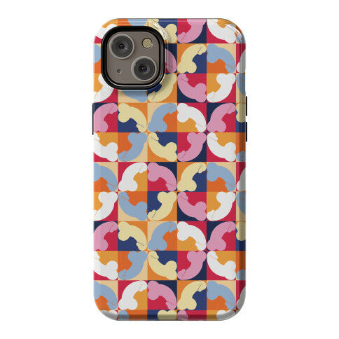 Penis Tile Pattern Phone Case