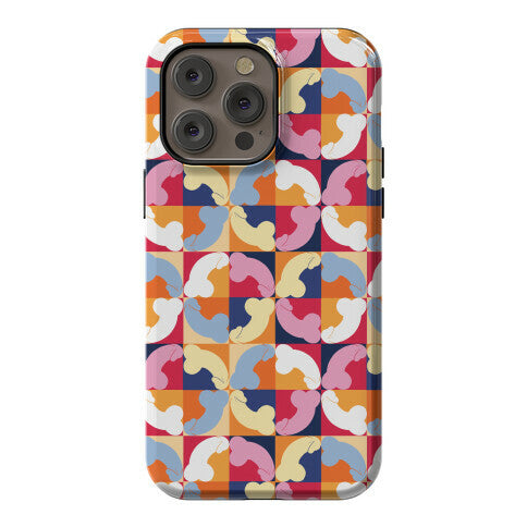 Penis Tile Pattern Phone Case