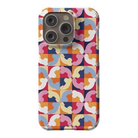 Penis Tile Pattern Phone Case