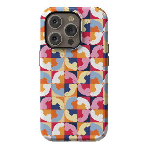 Penis Tile Pattern Phone Case