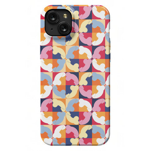 Penis Tile Pattern Phone Case
