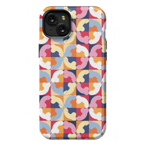 Penis Tile Pattern Phone Case