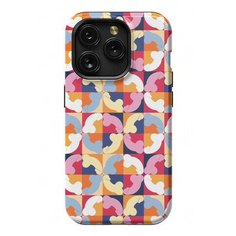 Penis Tile Pattern Phone Case