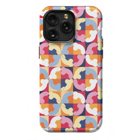 Penis Tile Pattern Phone Case