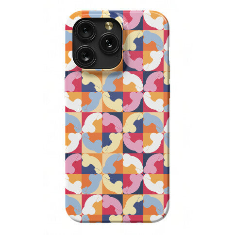 Penis Tile Pattern Phone Case