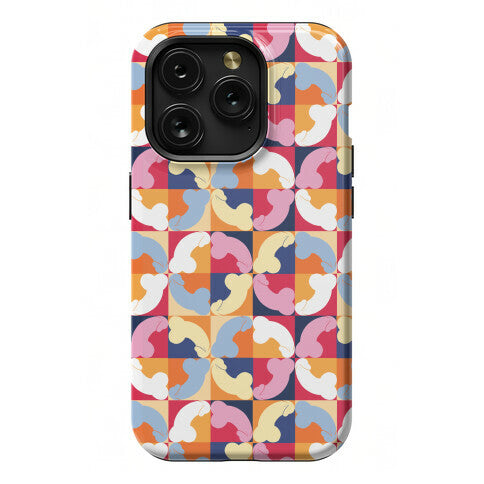 Penis Tile Pattern Phone Case