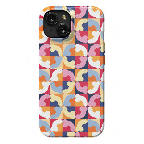 Penis Tile Pattern Phone Case