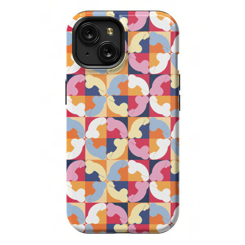 Penis Tile Pattern Phone Case