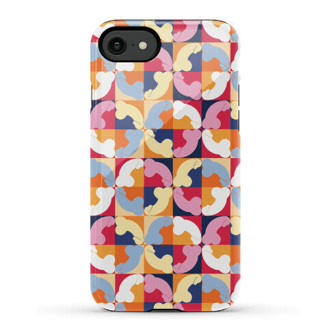 Penis Tile Pattern Phone Case