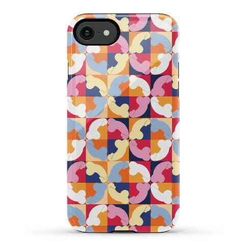 Penis Tile Pattern Phone Case