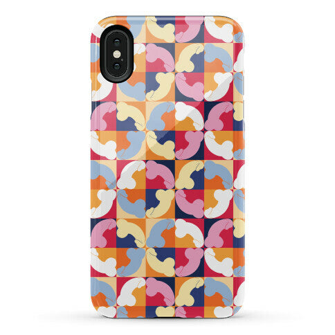 Penis Tile Pattern Phone Case