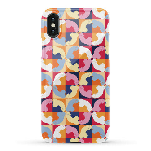 Penis Tile Pattern Phone Case