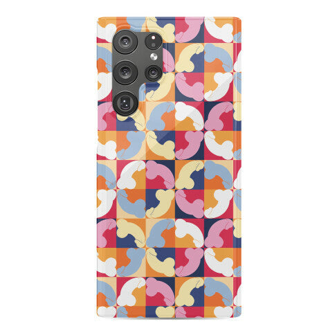 Penis Tile Pattern Phone Case