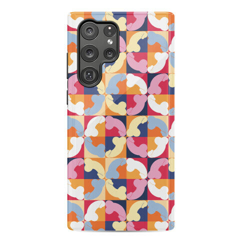 Penis Tile Pattern Phone Case