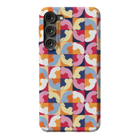 Penis Tile Pattern Phone Case