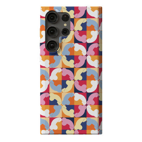 Penis Tile Pattern Phone Case