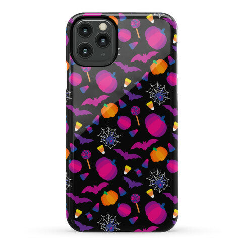 Bisexual Pride Halloween Pattern Phone Case