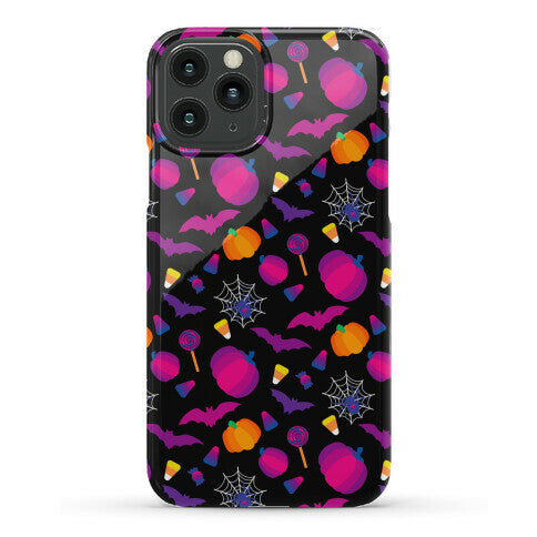 Bisexual Pride Halloween Pattern Phone Case