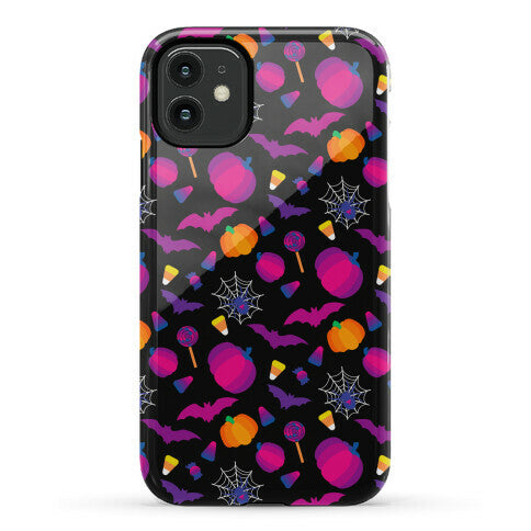 Bisexual Pride Halloween Pattern Phone Case