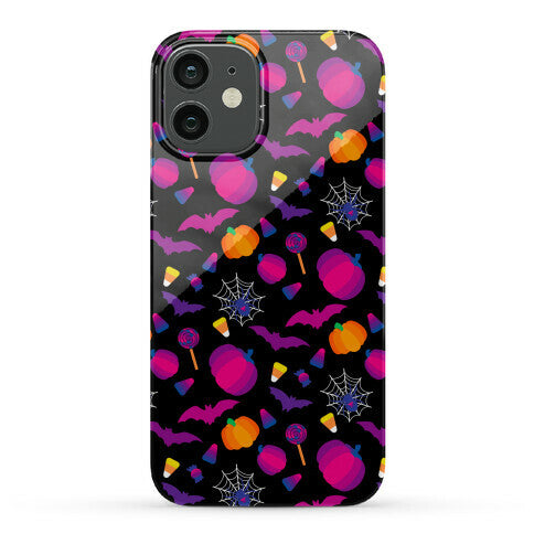 Bisexual Pride Halloween Pattern Phone Case