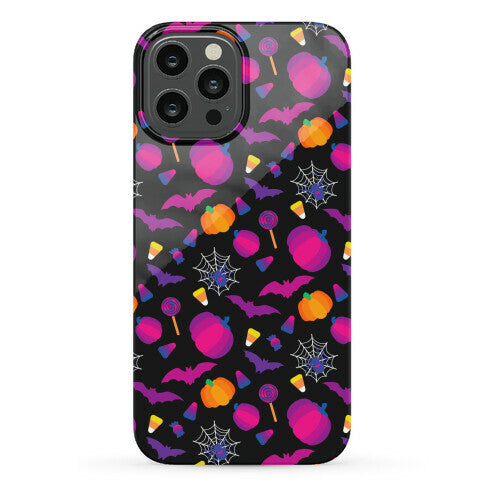 Bisexual Pride Halloween Pattern Phone Case