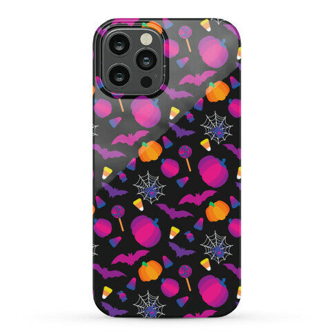 Bisexual Pride Halloween Pattern Phone Case