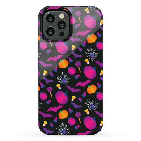 Bisexual Pride Halloween Pattern Phone Case