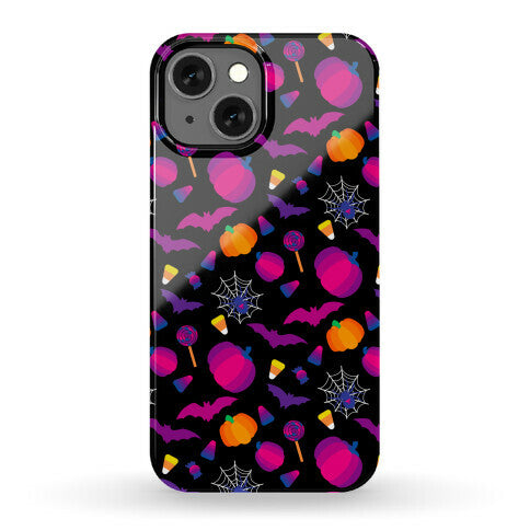 Bisexual Pride Halloween Pattern Phone Case