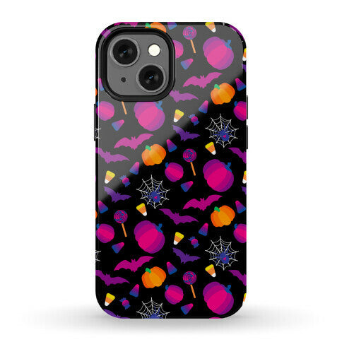 Bisexual Pride Halloween Pattern Phone Case