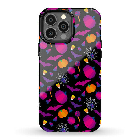 Bisexual Pride Halloween Pattern Phone Case