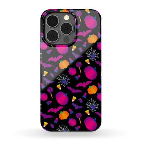 Bisexual Pride Halloween Pattern Phone Case