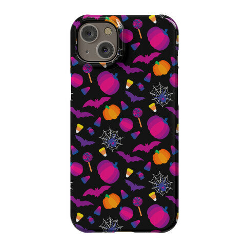 Bisexual Pride Halloween Pattern Phone Case