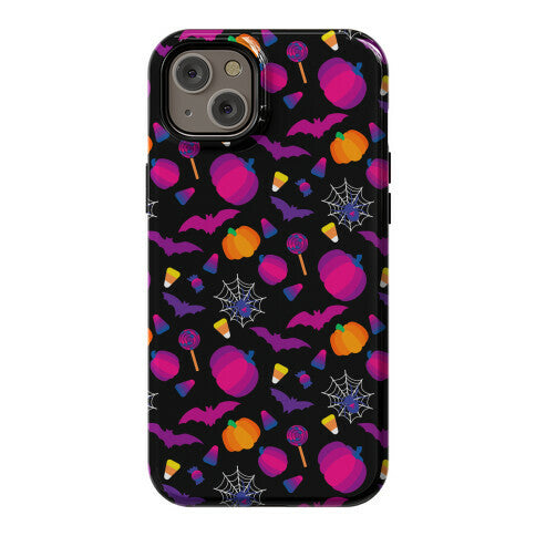 Bisexual Pride Halloween Pattern Phone Case