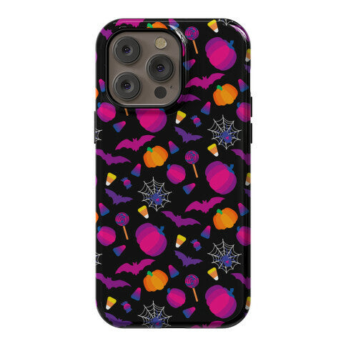 Bisexual Pride Halloween Pattern Phone Case