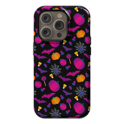 Bisexual Pride Halloween Pattern Phone Case