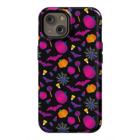 Bisexual Pride Halloween Pattern Phone Case