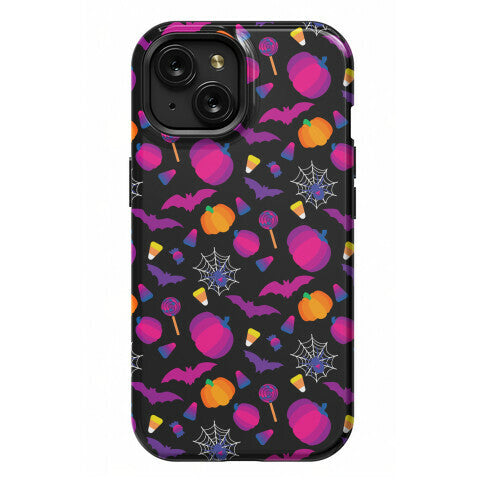Bisexual Pride Halloween Pattern Phone Case