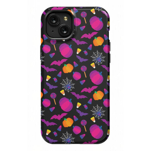 Bisexual Pride Halloween Pattern Phone Case