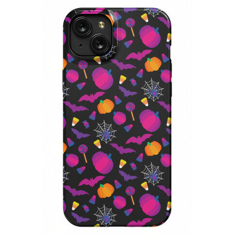 Bisexual Pride Halloween Pattern Phone Case