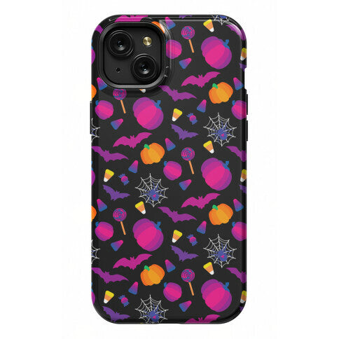 Bisexual Pride Halloween Pattern Phone Case