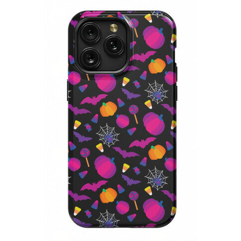 Bisexual Pride Halloween Pattern Phone Case