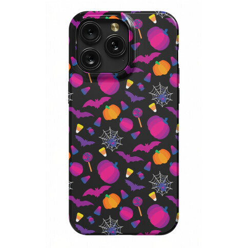 Bisexual Pride Halloween Pattern Phone Case