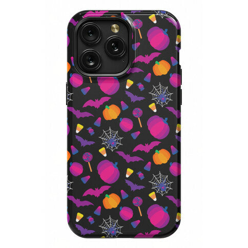 Bisexual Pride Halloween Pattern Phone Case