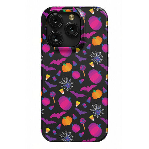 Bisexual Pride Halloween Pattern Phone Case