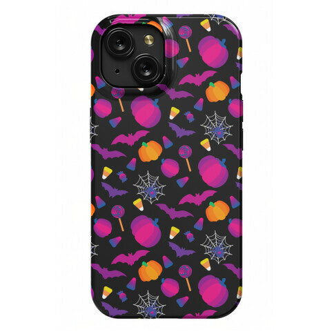 Bisexual Pride Halloween Pattern Phone Case