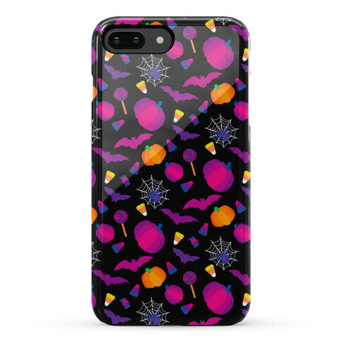 Bisexual Pride Halloween Pattern Phone Case