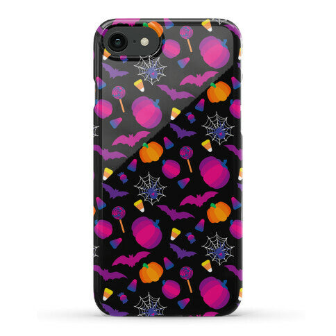 Bisexual Pride Halloween Pattern Phone Case