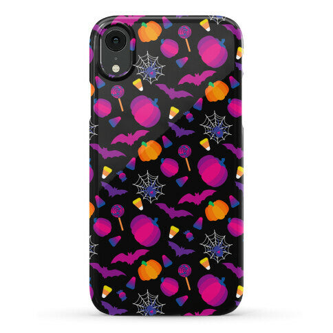 Bisexual Pride Halloween Pattern Phone Case